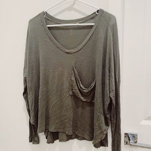 Pacsun olive green long sleeve